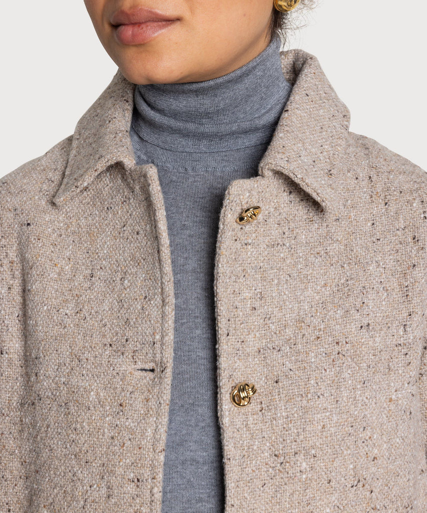Short Tweed Jacket Miaki Swiss Made Womenswear
