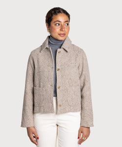 Short Tweed Jacket Miaki Swiss Made Womenswear