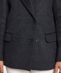 Double Breast Cashmere Blazer Miaki Swiss Made Womenswear