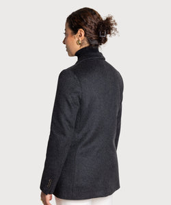 Double Breast Cashmere Blazer Miaki Swiss Made Womenswear