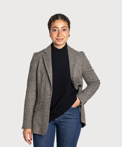 Relaxed Donegal Blazer Miaki Swiss Made Womenswear