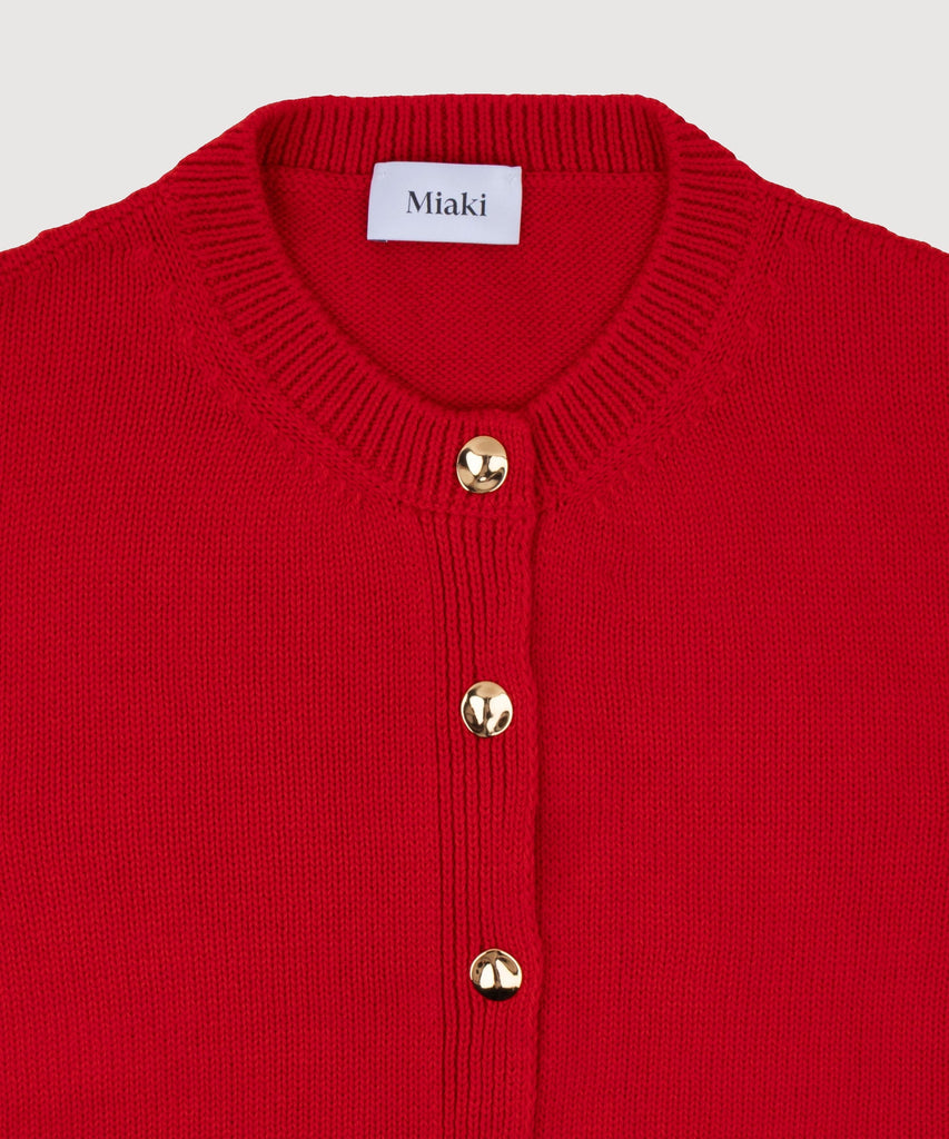 Knitted Cotton Vest Miaki Swiss Made Womenswear