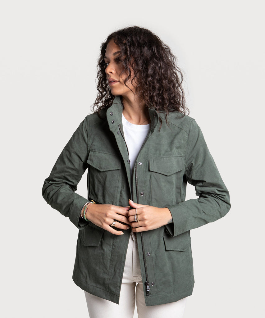 Olive / S Field Jacket Miaki Swiss Made Womenswear