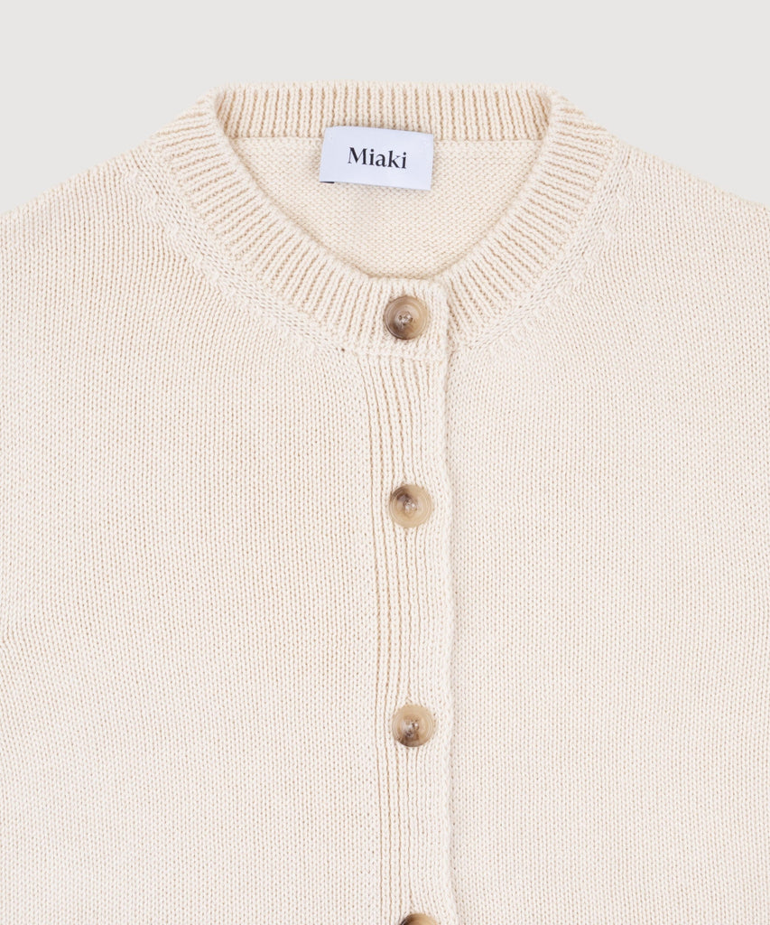 Knitted Cotton Vest Miaki Swiss Made Womenswear