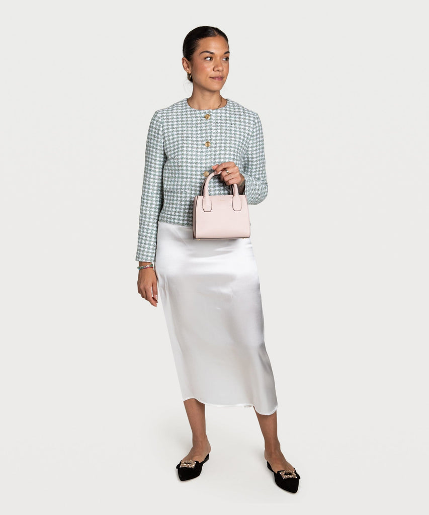 Ivory / XS Silk Skirt Miaki Swiss Made Womenswear