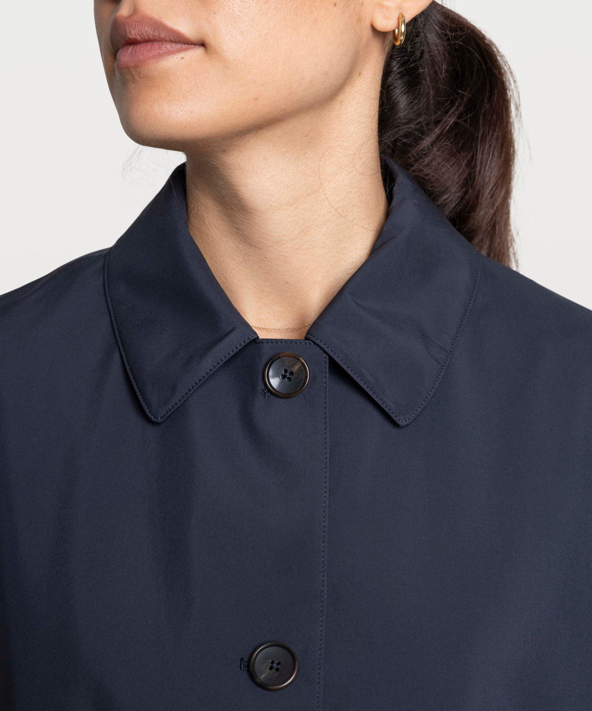 Long Traveller Raincoat Miaki Swiss Made Womenswear