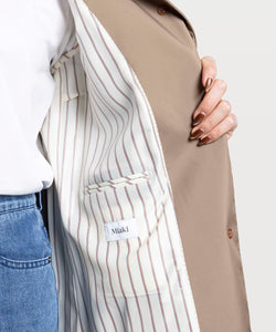 Long Traveller Raincoat Miaki Swiss Made Womenswear