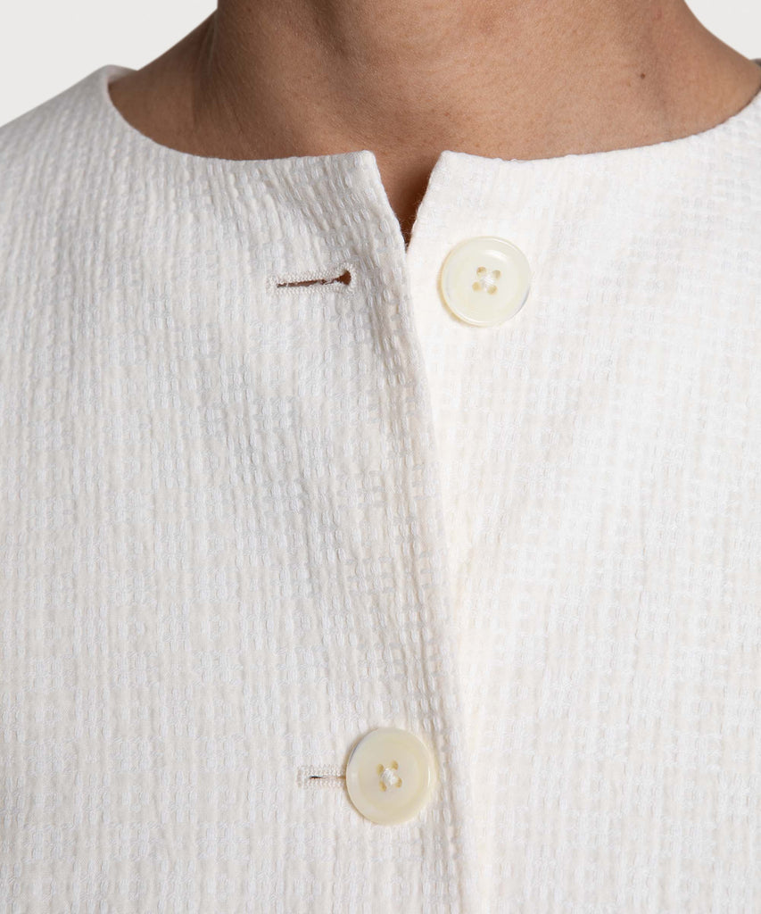 Short Cotton Mosaic Blazer Miaki Swiss Made Womenswear