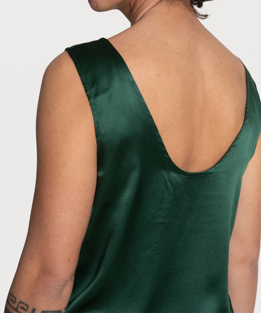 Sleeveless Silk Dress Miaki Swiss Made Womenswear