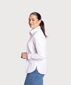 Relaxed Oxford Stripe Shirt Miaki Swiss Made Womenswear
