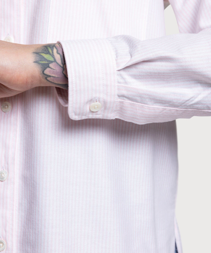 Relaxed Oxford Stripe Shirt Miaki Swiss Made Womenswear