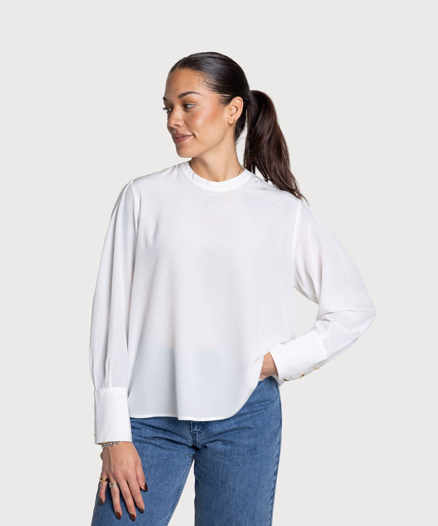 Longsleeve Silk Top Miaki Swiss Made Womenswear
