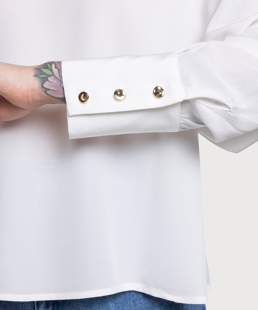 Longsleeve Silk Top Miaki Swiss Made Womenswear