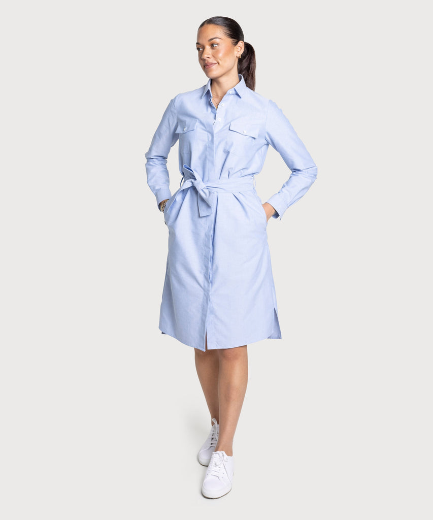 Oxford Shirt Dress Miaki Swiss Made Womenswear