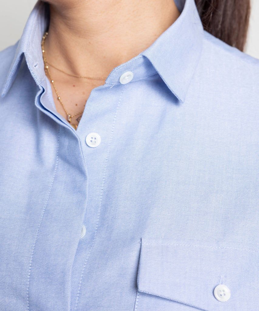 Oxford Shirt Dress Miaki Swiss Made Womenswear