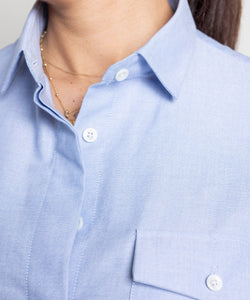 Oxford Shirt Dress Miaki Swiss Made Womenswear