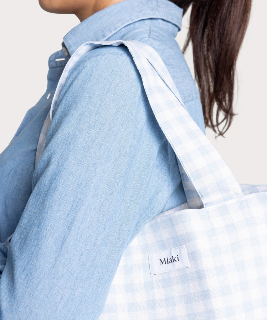 Linen Strap Tote Miaki Swiss Made Womenswear