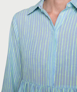 Boheme Relaxed Short Shirt Dress Miaki Swiss Made Womenswear