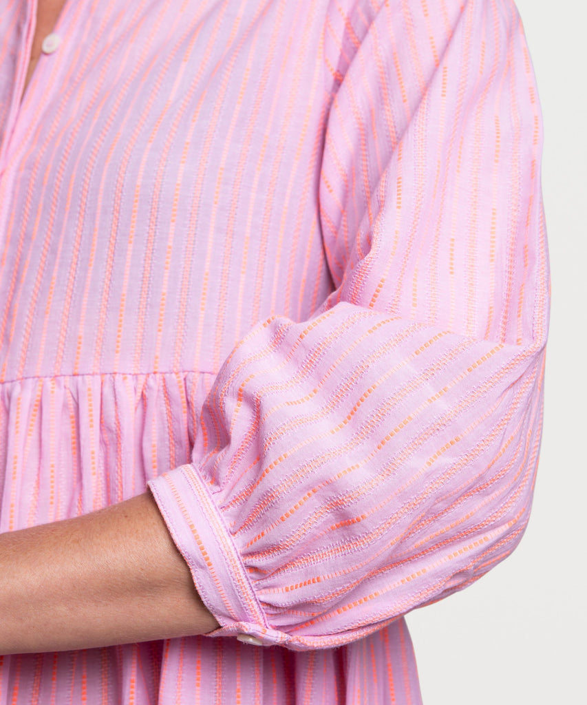 Boheme Relaxed Short Shirt Dress Miaki Swiss Made Womenswear