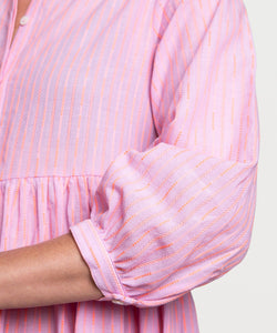 Boheme Relaxed Short Shirt Dress Miaki Swiss Made Womenswear