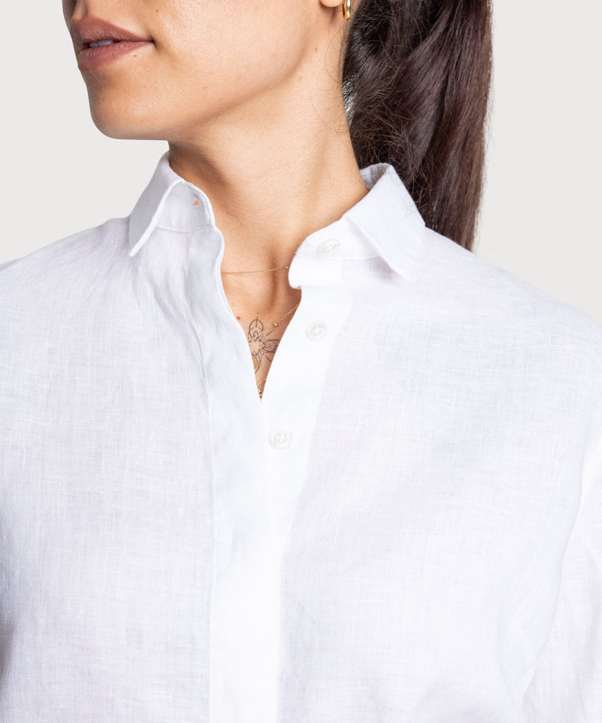 Relaxed Linen Shirt Miaki Swiss Made Womenswear