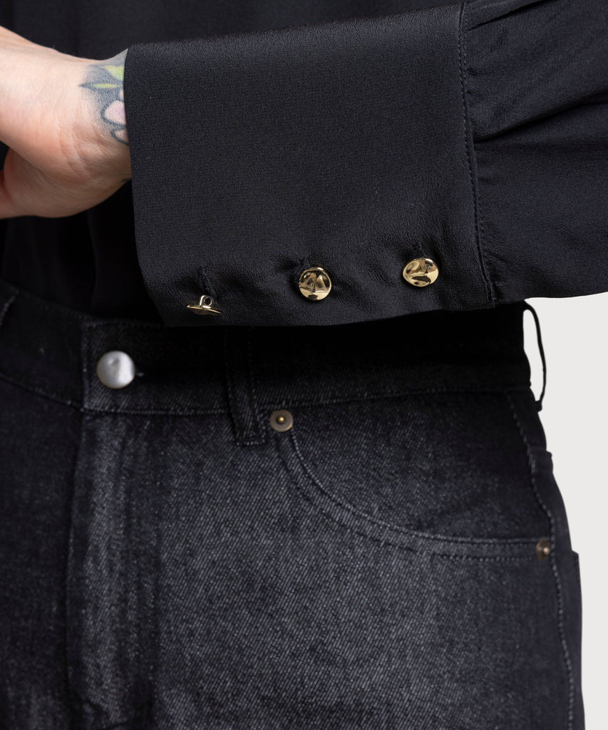 Longsleeve Silk Top Miaki Swiss Made Womenswear