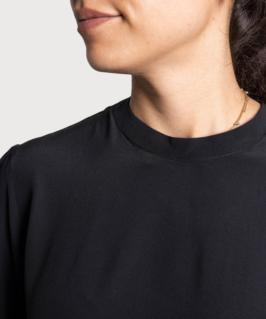 Longsleeve Silk Top Miaki Swiss Made Womenswear