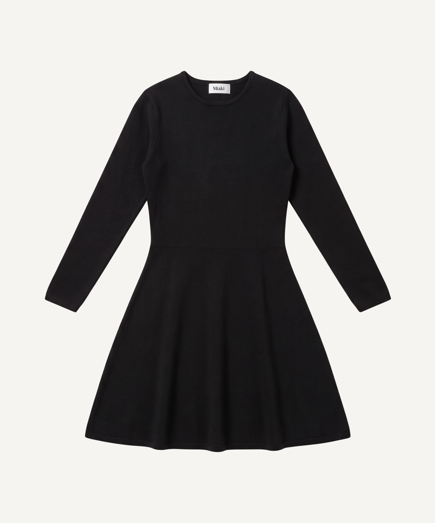 Navy / XS Knitted Everyday Dress Miaki Swiss Made Womenswear