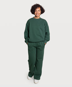 Green / XS Wide Leg Track Pants Miaki Swiss Made Womenswear