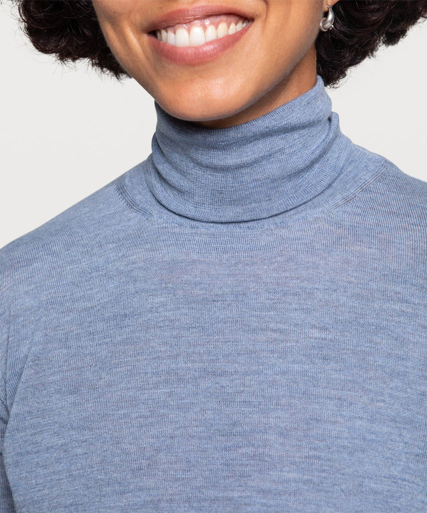 Wool Rollneck Sweater Miaki Swiss Made Womenswear