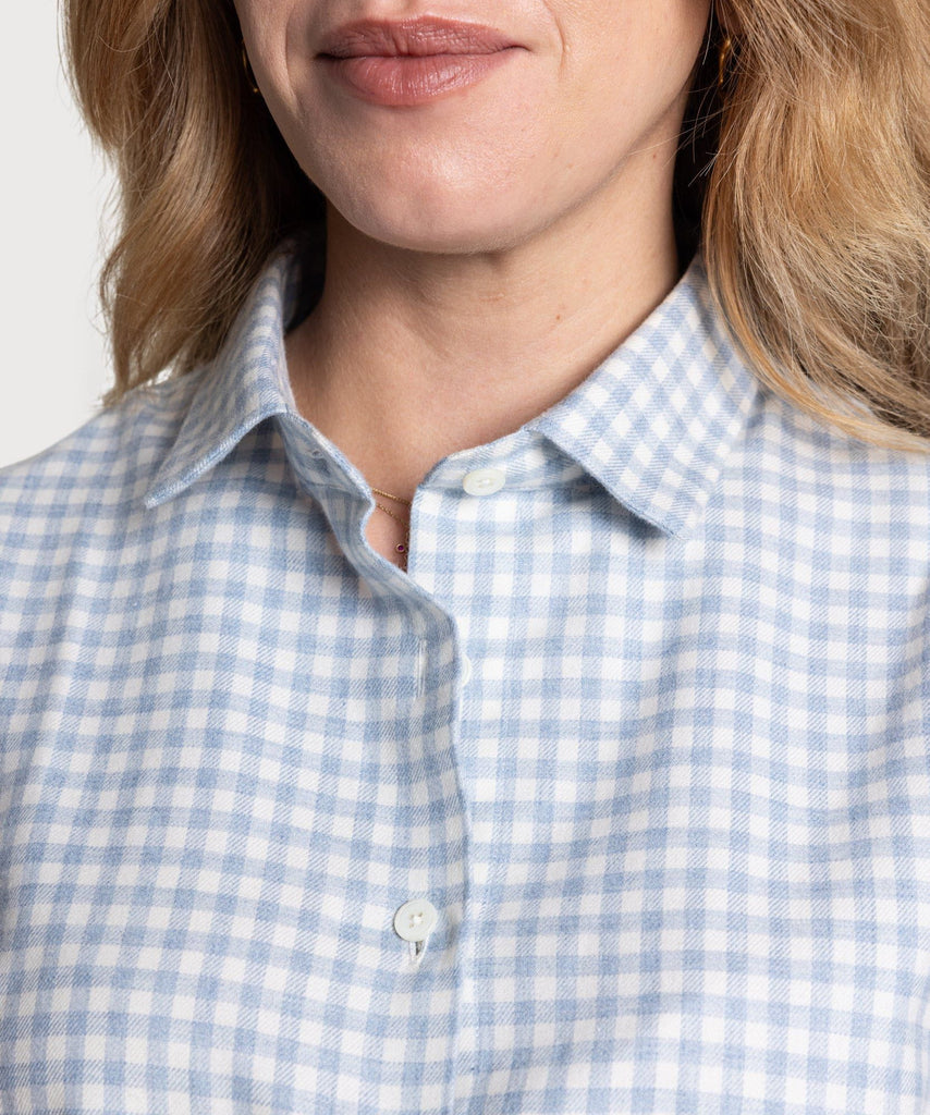 Relaxed Check Shirt Miaki Swiss Made Womenswear