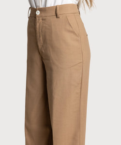 Camel / 34 Crepe Trousers Miaki Swiss Made Womenswear