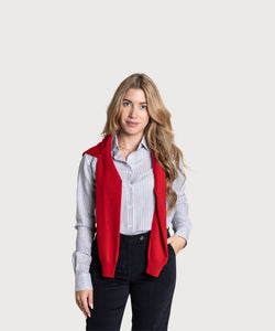 Everyday Wool Stripe Shirt Miaki Swiss Made Womenswear