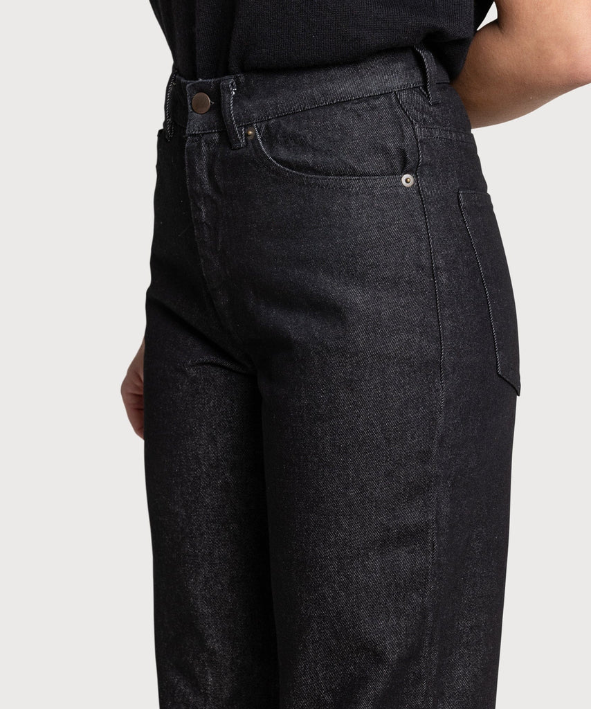 Black / 34 / Regular Straight Jeans Miaki Swiss Made Womenswear
