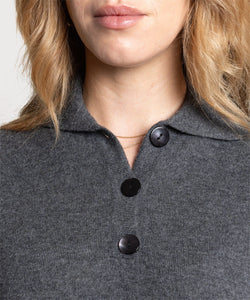 Knitted Polo Dress Miaki Swiss Made Womenswear