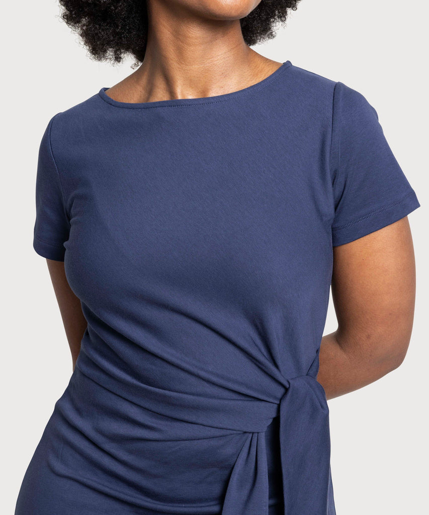 Jersey Knot Dress Miaki Swiss Made Womenswear