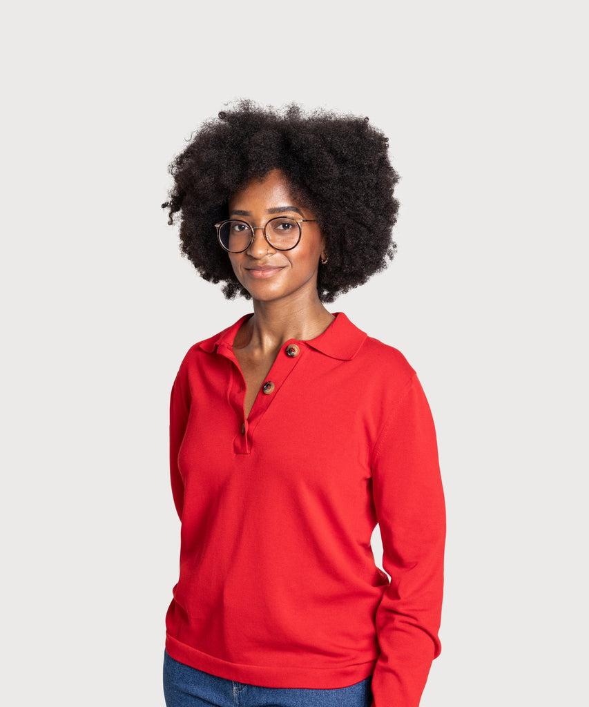 Polo Cotton Sweater Miaki Swiss Made Womenswear