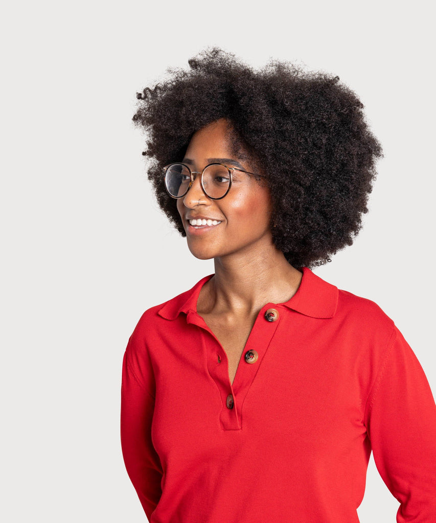 Polo Cotton Sweater Miaki Swiss Made Womenswear