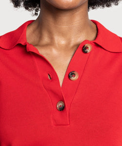 Polo Cotton Sweater Miaki Swiss Made Womenswear