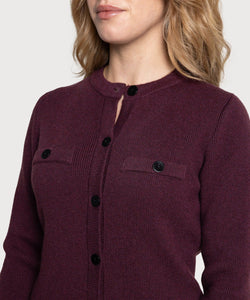 Heavy Wool Dress with Pockets Miaki Swiss Made Womenswear