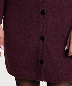 Heavy Wool Dress with Pockets Miaki Swiss Made Womenswear