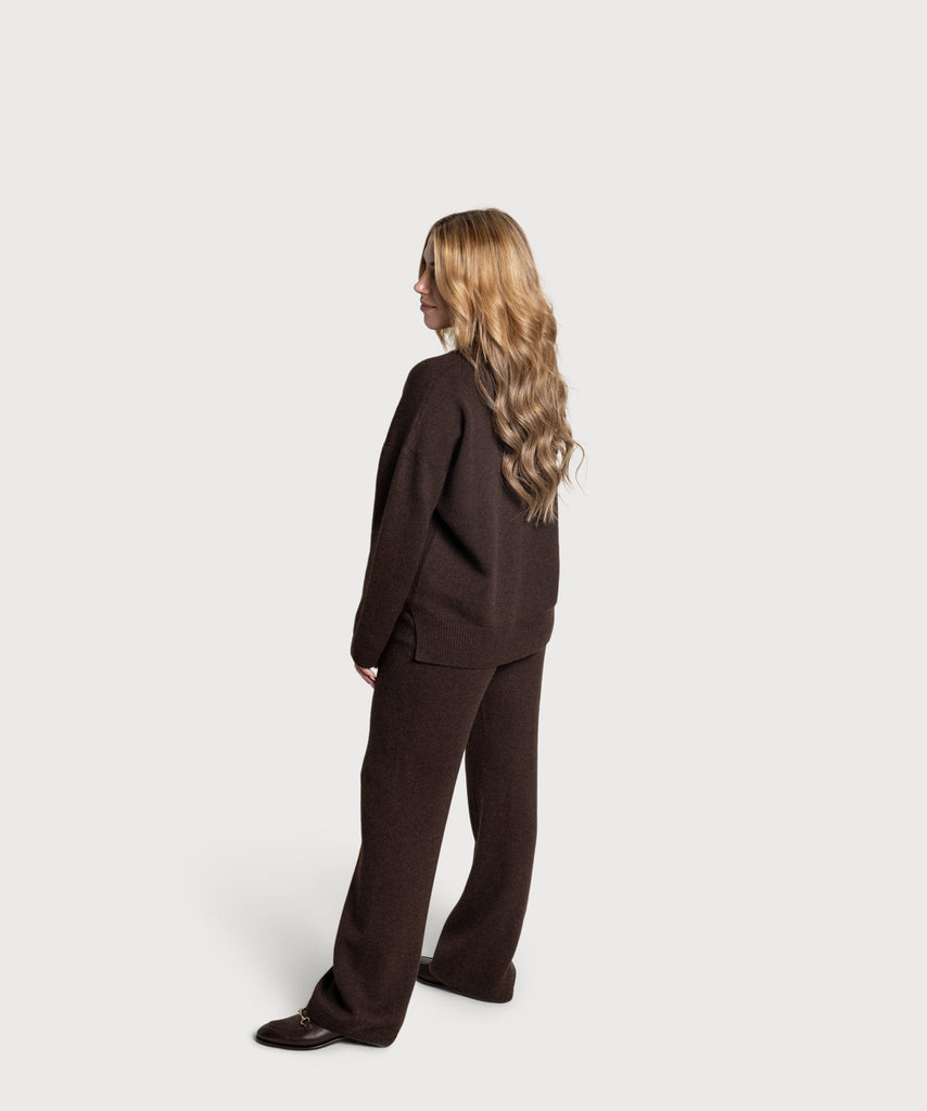 Knitted Wool Trousers Miaki Swiss Made Womenswear