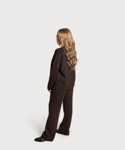 Knitted Wool Trousers Miaki Swiss Made Womenswear