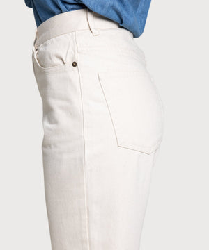 Cream / 34 / Regular Straight Jeans Miaki Swiss Made Womenswear