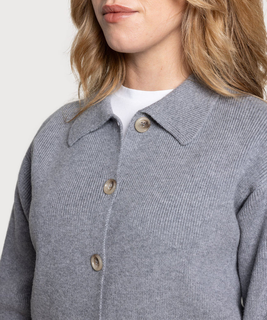 Long Knitted Cardigan Miaki Swiss Made Womenswear