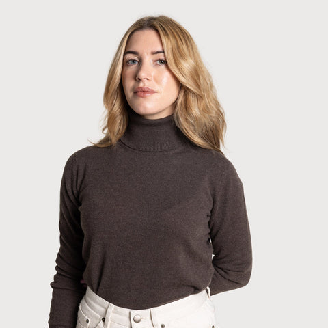 Cashmere Rollneck Sweater Miaki Swiss Made Womenswear