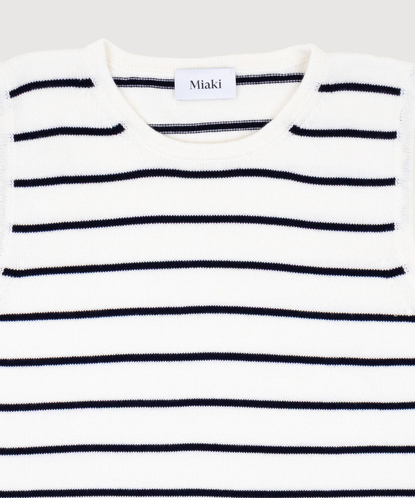 Knitted Sleeveless Cotton Sweater Miaki Swiss Made Womenswear