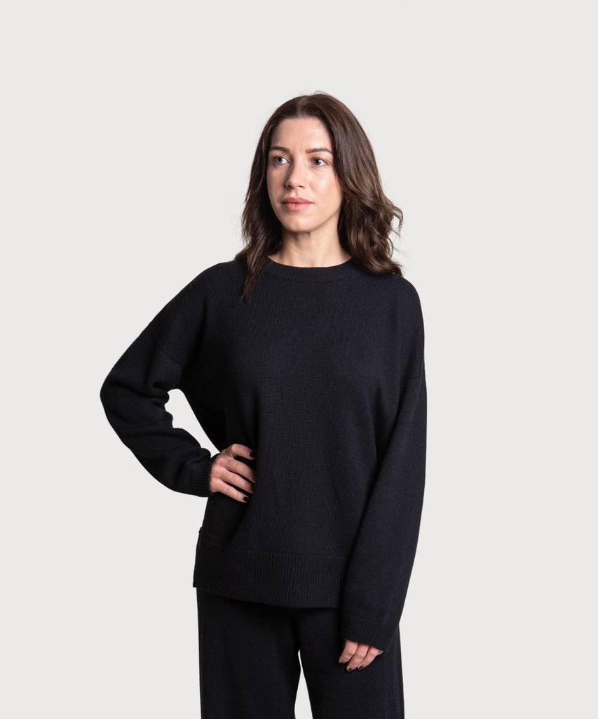 Relaxed Wool Sweater Miaki Swiss Made Womenswear