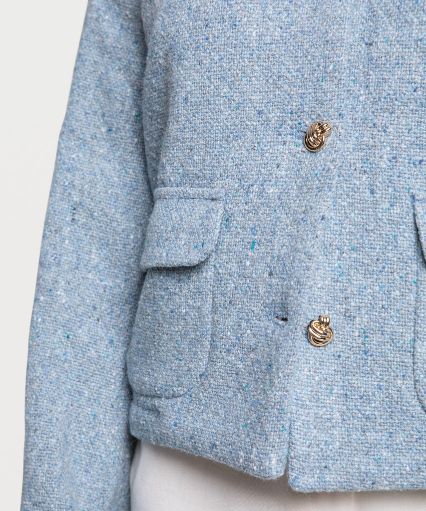 Short Tweed Blazer Miaki Swiss Made Womenswear