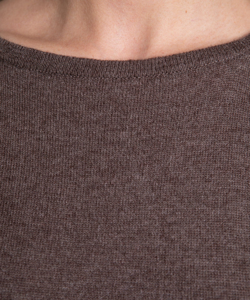 Long Knitted Wool Dress Miaki Swiss Made Womenswear